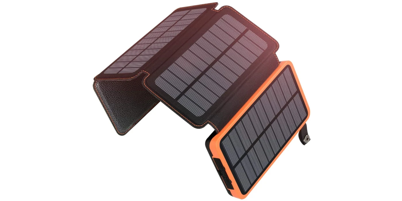 Addtop Solar Charger Power Bank 25000 mAh